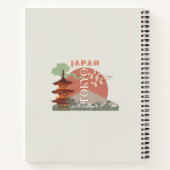 東京日本レトロ旅行芸術 ノートブック (裏面)