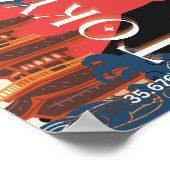 東京日本レトロ旅行芸術 ポスター (角)