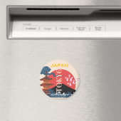 東京日本レトロ旅行芸術 マグネット (インサイチュ (食洗機))