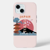 東京日本レトロ旅行芸術 Case-Mate iPhoneケース (裏面)