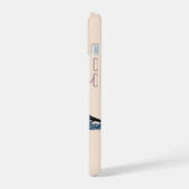 東京日本レトロ旅行芸術 iPhone 15ケース (左側面)