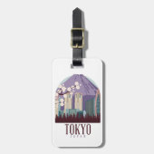 東京日本ヴィンテージ旅行 ラゲッジタグ (正面縦)