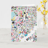 東京日本地図 カード (黄色い花)