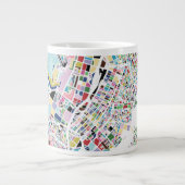 東京日本地図 ジャンボコーヒーマグカップ (正面)