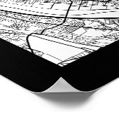 東京日本地図 ポスター (角)