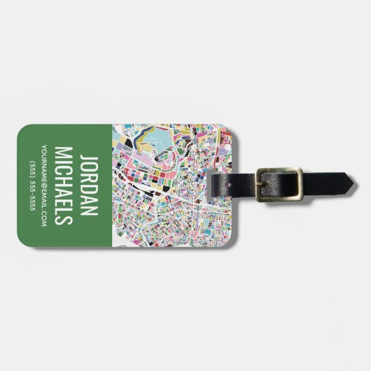 東京日本地図 ラゲッジタグ (正面横)