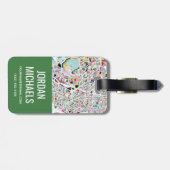 東京日本地図 ラゲッジタグ (裏面横)