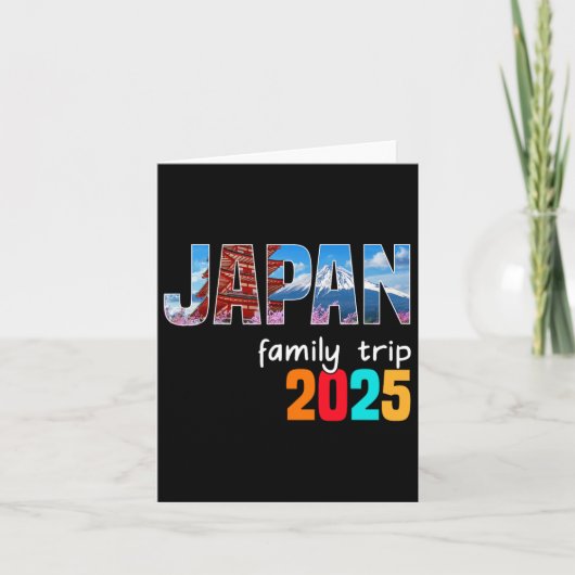 東京日本家族旅行2025夏休みアドベン カード (正面)