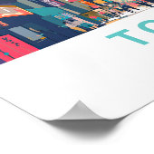 東京日本旅行プリント ポスター (角)