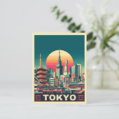 東京日本旅行レトロギフト ポストカード (スタンド正面)