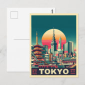 東京日本旅行レトロギフト ポストカード (正面/裏面)