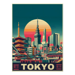 東京日本旅行レトロスカイラインギフト ポスター