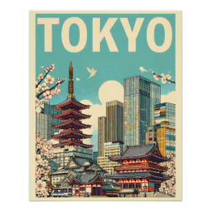 東京日本旅行レトロスカイラインギフト ポスター