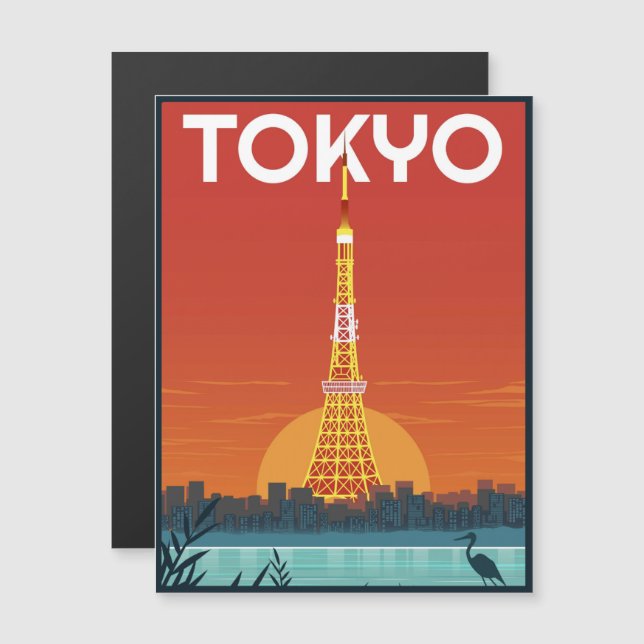 東京日本旅行ヴィンテージのマグニカルカードギフト (正面/裏面)