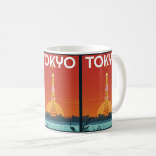 東京日本旅行ヴィンテージのマグニカルカードギフト コーヒーマグカップ