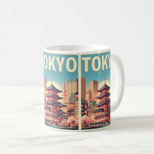 東京日本旅行ヴィンテージのマグニカルカードギフト コーヒーマグカップ