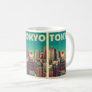 東京日本旅行ヴィンテージのマグニカルカードギフト コーヒーマグカップ