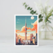 東京日本有名観光地 ポストカード (スタンド正面)