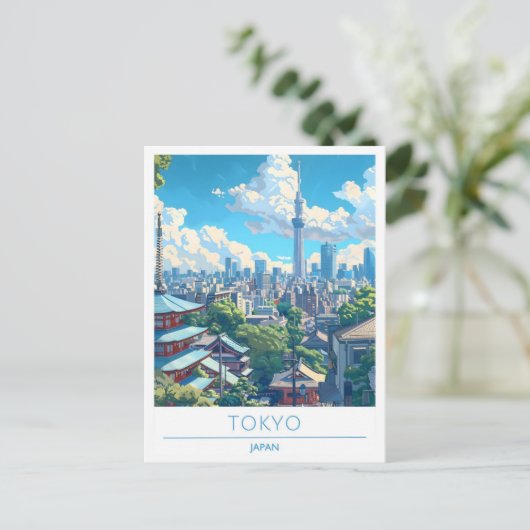 東京日本美術ヴィンテージ旅行 ポストカード (スタンド正面)