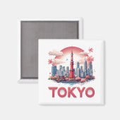 東京日本都市旅行ギフトの思い出 🗺️ マグネット (正面/裏面)