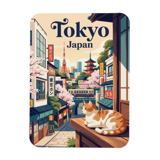 東京日本 マグネット (縦)