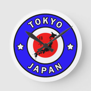 東京日本 ラウンド壁時計