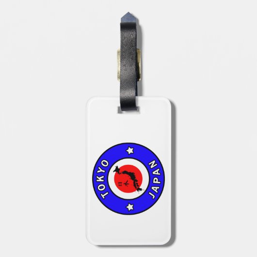 東京日本 ラゲッジタグ (裏面縦)