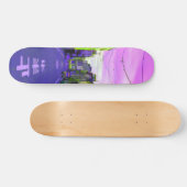 東京時雄スタイルの8ビット16ビットレトロアートピクセル スケートボード (横)