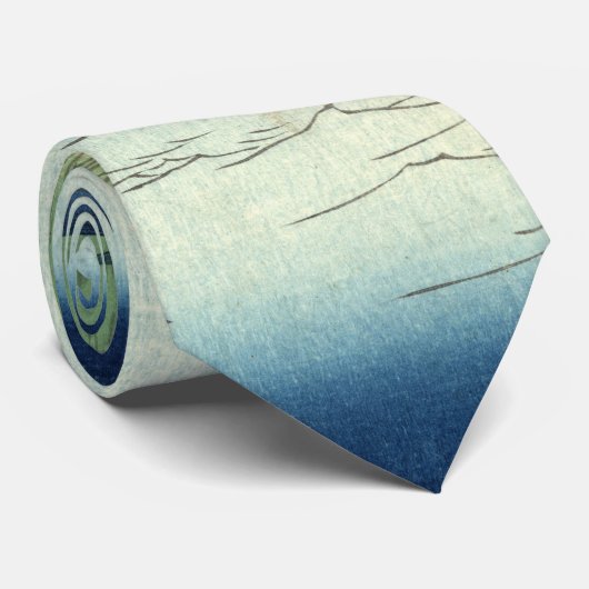 東京湾1858年からの富士山 ネクタイ (ロール)