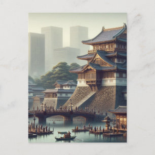 東京皇居ランドスケープ日本旅行 ポストカード