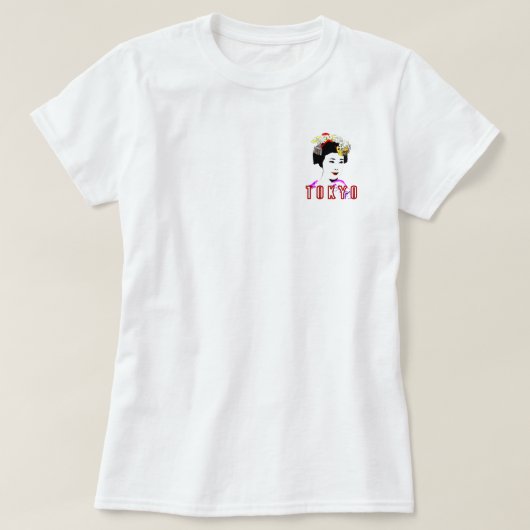 東京芸者日本 Tシャツ (デザイン正面)