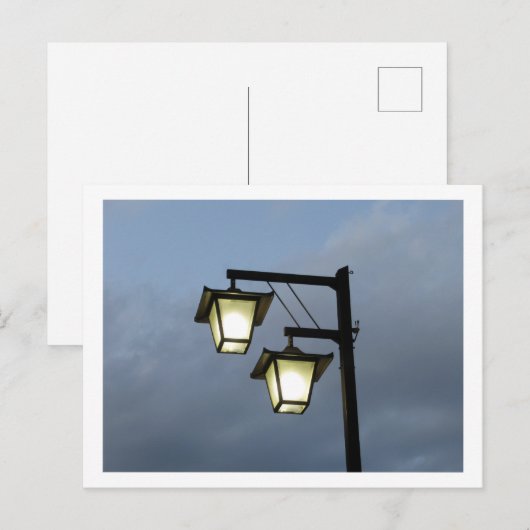 東京街灯:根津 ポストカード (正面/裏面)