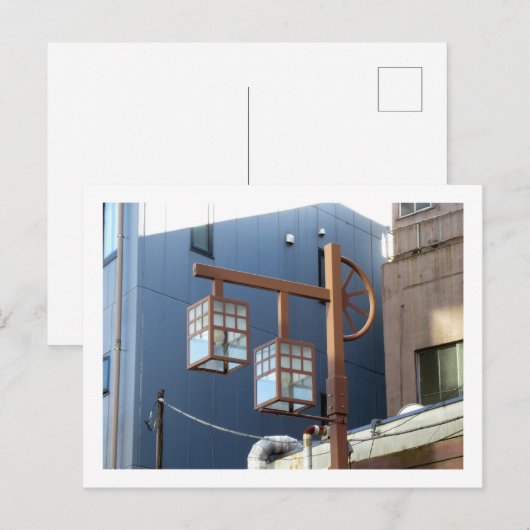 東京街灯：浅草 ポストカード (正面/裏面)