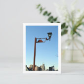 東京街灯：西日暮里富士見坂 ポストカード (スタンド正面)