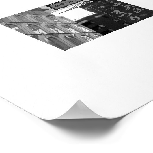 東京街灯：銀座美油通 ポスター (角)