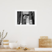 東京街灯：銀座 ポスター (キッチン)