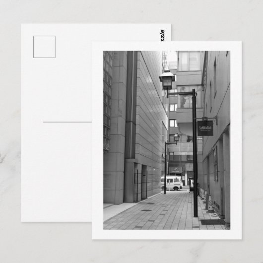 東京街灯：銀座 ポストカード (正面/裏面)