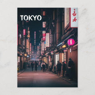 東京通りアットナイトポストカード ポストカード