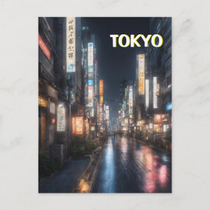 東京通りアットナイトポストカード ポストカード