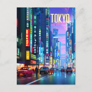 東京通りアットナイトポストカード ポストカード