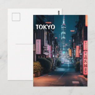 東京通りアットナイトポストカード ポストカード