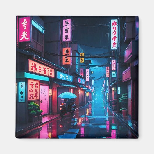 東京通りアットナイトロフィアート マグネット (正面)