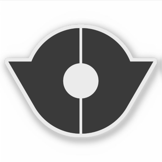 東京都北市のエンブレム シール (正面)