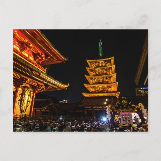 東京都台東区浅草千僧寺はがき ポストカード (正面)