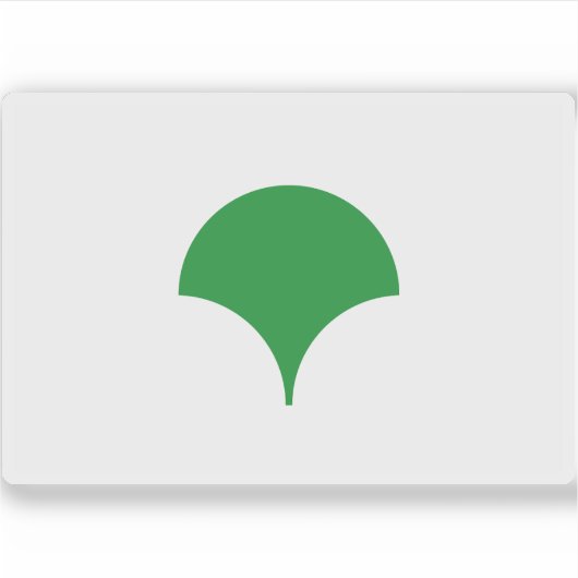 東京都国旗（シンボル） シール (正面)