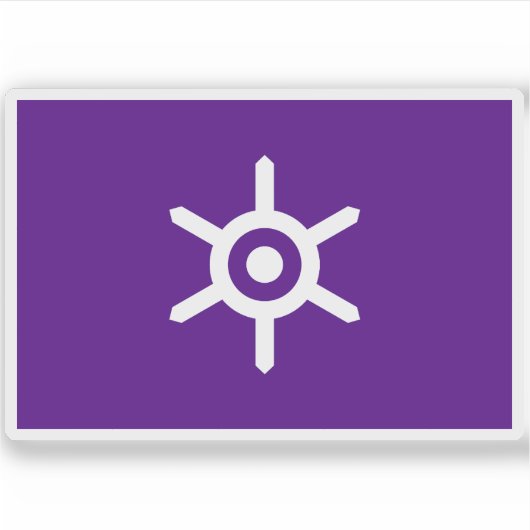 東京都国旗 シール (正面)