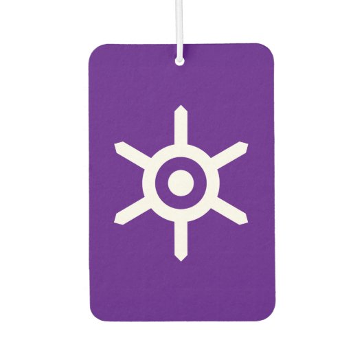 東京都国旗、日本バープクロス カーエアーフレッシュナー (正面)