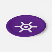 東京都国旗、日本紙プレート ペーパープレート (アングル)