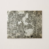 東京都市通りおよび建物のヴィンテージのデザイン ジグソーパズル (横)