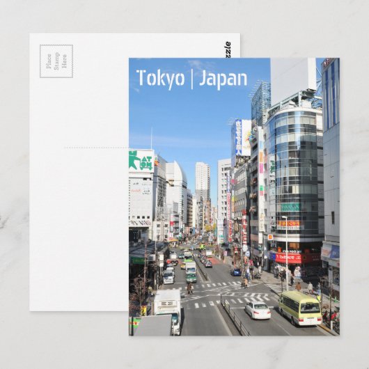 東京都新宿区 ポストカード (正面/裏面)